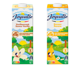 Een nieuw melkdrankje zonder toegevoegde suikers voor Joyvalle